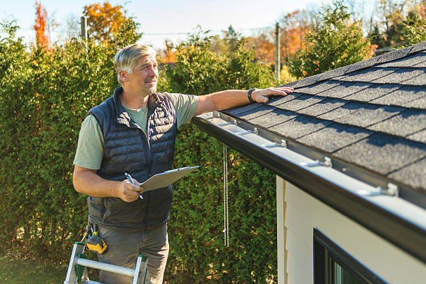 Professional Emergency Roof Repair technician working in Cheshire, CT